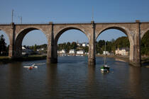 Viaduct Hennebont © Philip Plisson / Plisson La Trinité / AA26716 - Photo Galleries - Bridge