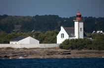 Lighthouse Pointe des Chats on Groix island © Philip Plisson / Plisson La Trinité / AA26745 - Photo Galleries - Lighthouse [56]