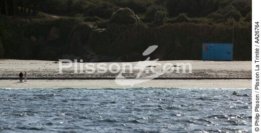 The beach at Great Sand Groix - © Philip Plisson / Plisson La Trinité / AA26764 - Photo Galleries - Morbihan