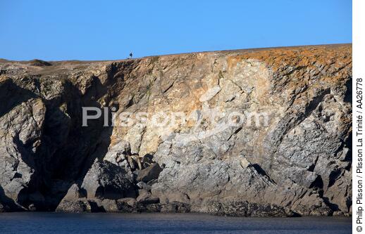 Groix island - © Philip Plisson / Plisson La Trinité / AA26778 - Photo Galleries - Cliff