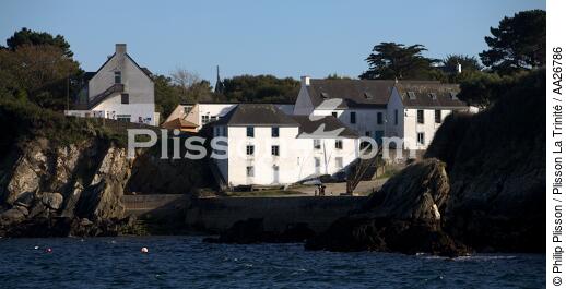 The small port of Port-Lay on Groix - © Philip Plisson / Plisson La Trinité / AA26786 - Photo Galleries - From Bénodet to Etel