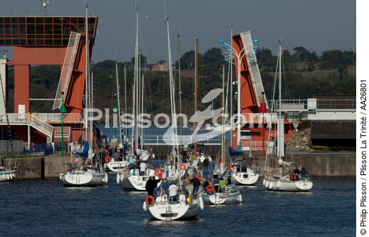 Barrage d'Arzal - © Philip Plisson / Plisson La Trinité / AA26801 - Nos reportages photos - Ecluse