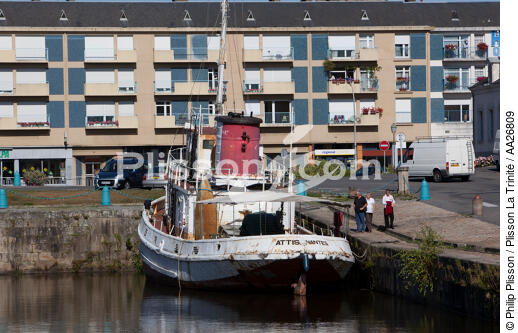 Redon Port - © Philip Plisson / Plisson La Trinité / AA26809 - Photo Galleries - Morbihan