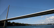 Le pont de l'Iroise à Brest. © Philip Plisson / Pêcheur d’Images / AA26879 - Nos reportages photos - Finistère
