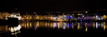 Le port de Brest de nuit. © Philip Plisson / Pêcheur d’Images / AA26881 - Nos reportages photos - Finistère