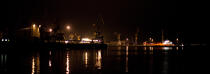 The port of Brest at night. © Philip Plisson / Plisson La Trinité / AA26882 - Photo Galleries - From Brest to Loctudy