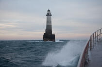 Le phare d'Ar-Men © Philip Plisson / Pêcheur d’Images / AA26913 - Nos reportages photos - Finistère