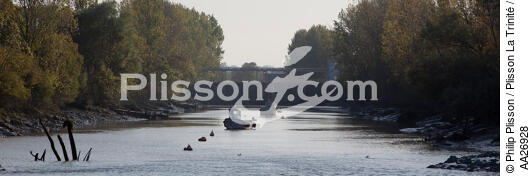 The Loire river - © Philip Plisson / Plisson La Trinité / AA26928 - Photo Galleries - La Martinière canal