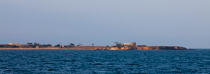 L'île Dumet en face de Piriac. © Philip Plisson / Plisson La Trinité / AA26934 - Nos reportages photos - Fort