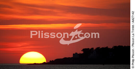 Le Pouliguen - © Philip Plisson / Plisson La Trinité / AA27142 - Nos reportages photos - Coucher de soleil