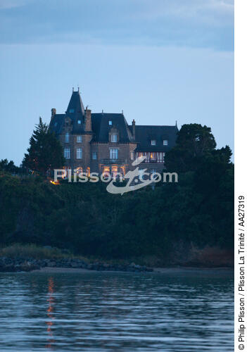 Château Richeux à Cancale - © Philip Plisson / Plisson La Trinité / AA27319 - Nos reportages photos - Cancale