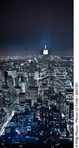 New York - © Philip Plisson / Plisson La Trinité / AA27361 - Nos reportages photos - Nuit