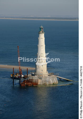 The lighthouse Cordouan in the estuary of the Gironde. [AT] - © Philip Plisson / Plisson La Trinité / AA27516 - Photo Galleries - Lighthouse [33]