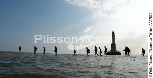 Le phare de Cordouan dans l'estuaire de la Gironde. - © Philip Plisson / Plisson La Trinité / AA27530 - Nos reportages photos - Phares France