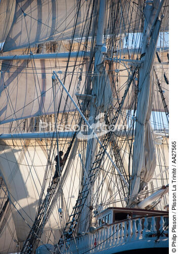 Le Belem - © Philip Plisson / Plisson La Trinité / AA27565 - Nos reportages photos - Grand voilier