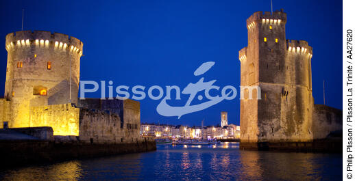 La Rochelle - © Philip Plisson / Plisson La Trinité / AA27620 - Nos reportages photos - Nuit