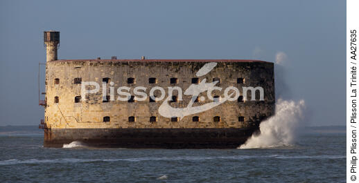 Fort-Boyard - © Philip Plisson / Plisson La Trinité / AA27635 - Nos reportages photos - Monument historique