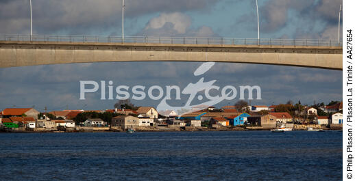 Bourcefranc-le-Chapus - © Philip Plisson / Plisson La Trinité / AA27654 - Nos reportages photos - Pont
