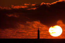 Chauveau lighthouse © Philip Plisson / Plisson La Trinité / AA27677 - Photo Galleries - Sun