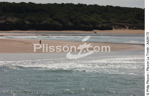 Le Veillon beach - © Philip Plisson / Plisson La Trinité / AA28172 - Photo Galleries - Pays de Loire