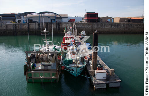 Noirmontier,port de l'Herbaudière - © Philip Plisson / Plisson La Trinité / AA28438 - Nos reportages photos - Canot de sauvetage