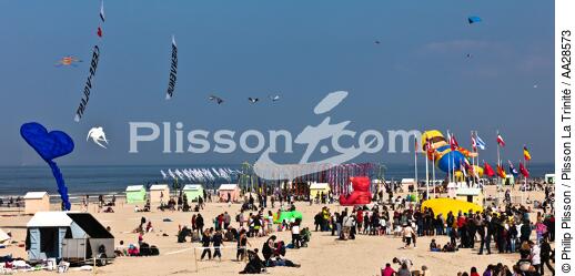 International Meetings of kites in Berck sur Mer [AT] - © Philip Plisson / Plisson La Trinité / AA28573 - Photo Galleries - Kite