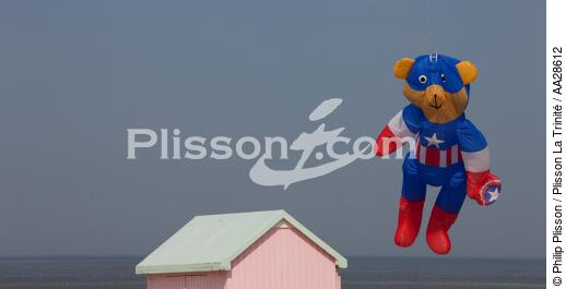 International Meetings of kites in Berck sur Mer [AT] - © Philip Plisson / Plisson La Trinité / AA28612 - Photo Galleries - Town [62]
