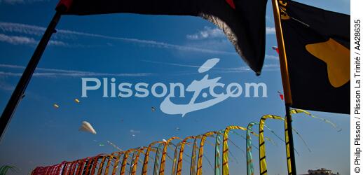International Meetings of kites in Berck sur Mer [AT] - © Philip Plisson / Plisson La Trinité / AA28635 - Photo Galleries - Berck