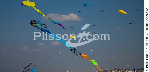 International Meetings of kites in Berck sur Mer [AT] - © Philip Plisson / Plisson La Trinité / AA28642 - Photo Galleries - Town [62]