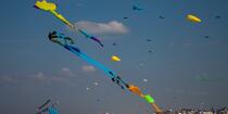 International Meetings of kites in Berck sur Mer [AT] © Philip Plisson / Plisson La Trinité / AA28642 - Photo Galleries - International Meeting of Kite in Berck-sur-Mer.