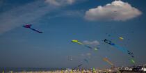 International Meetings of kites in Berck sur Mer [AT] © Philip Plisson / Plisson La Trinité / AA28644 - Photo Galleries - Town [62]