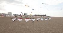 Rencontres Internationales de cerfs-volants à Berck sur Mer © Philip Plisson / Plisson La Trinité / AA28685 - Nos reportages photos - Nord-Pas-de-Calais