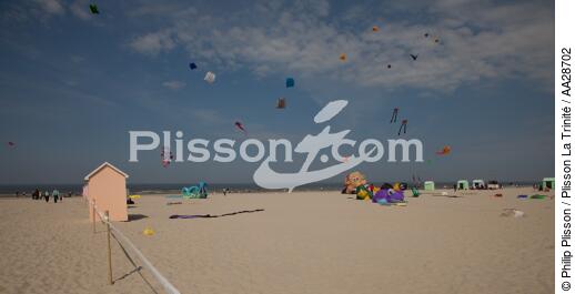 International Meetings of kites in Berck sur Mer [AT] - © Philip Plisson / Plisson La Trinité / AA28702 - Photo Galleries - Pas de Calais