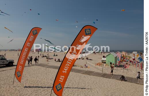 International Meetings of kites in Berck sur Mer [AT] - © Philip Plisson / Plisson La Trinité / AA28706 - Photo Galleries - Sport and Leisure