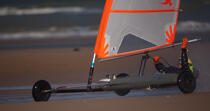 Grand Prix de Chars à voile à Omaha Beach © Philip Plisson / Pêcheur d’Images / AA28735 - Nos reportages photos - Char à voile à Omaha Beach