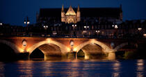 Bordeaux © Philip Plisson / Plisson La Trinité / AA28947 - Nos reportages photos - Pont de Pierre