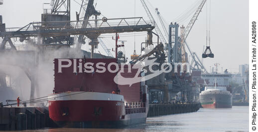 Port of Bordeaux,Bassens terminal - © Philip Plisson / Plisson La Trinité / AA28989 - Photo Galleries - River [large]