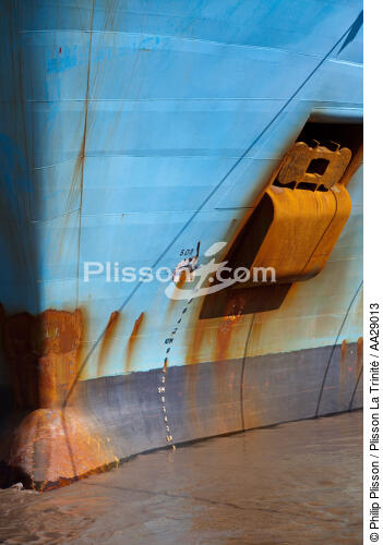 Port of Bordeaux,Bassens terminal - © Philip Plisson / Plisson La Trinité / AA29013 - Photo Galleries - Elements of boat