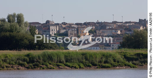 Bourg - © Philip Plisson / Plisson La Trinité / AA29195 - Photo Galleries - From Royan to Bordeaux