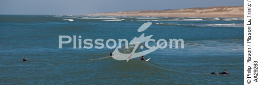 Lacanau - © Philip Plisson / Plisson La Trinité / AA29263 - Nos reportages photos - Surf