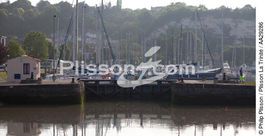 Mortagne sur Gironde - © Philip Plisson / Plisson La Trinité / AA29286 - Photo Galleries - Port