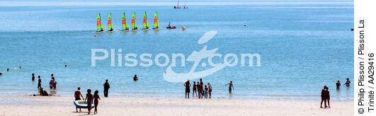 La Baule - © Philip Plisson / Plisson La Trinité / AA29416 - Photo Galleries - Big tides