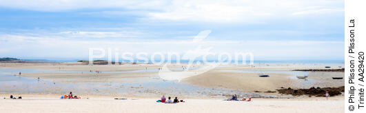Men Du beach - © Philip Plisson / Plisson La Trinité / AA29420 - Photo Galleries - Trinité-sur-Mer [The]