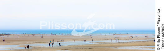 Men Du beach - © Philip Plisson / Plisson La Trinité / AA29421 - Photo Galleries - Big tides