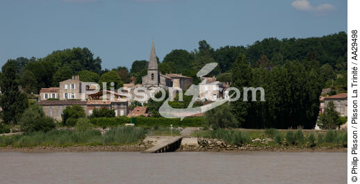 Plassac - © Philip Plisson / Plisson La Trinité / AA29498 - Photo Galleries - Church steeple