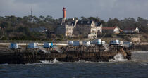 Saint Palais sur mer © Philip Plisson / Plisson La Trinité / AA29542 - Nos reportages photos - Materiel de pêche