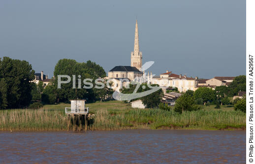 Saint-Julien-de-Beychevelle - © Philip Plisson / Plisson La Trinité / AA29567 - Photo Galleries - Church steeple