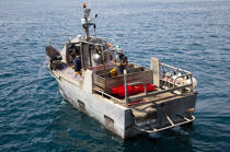 Pêcheurs du Cap Ferret © Philip Plisson / Plisson La Trinité / AA29713 - Nos reportages photos - Bateau de pêche