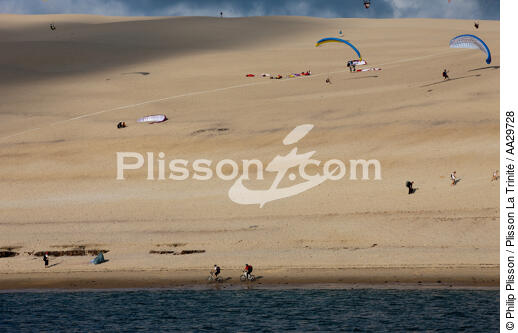 The dune du Pilat - © Philip Plisson / Plisson La Trinité / AA29728 - Photo Galleries - Site of interest [33]
