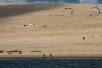 The dune du Pilat © Philip Plisson / Plisson La Trinité / AA29728 - Photo Galleries - Non-nautical sports